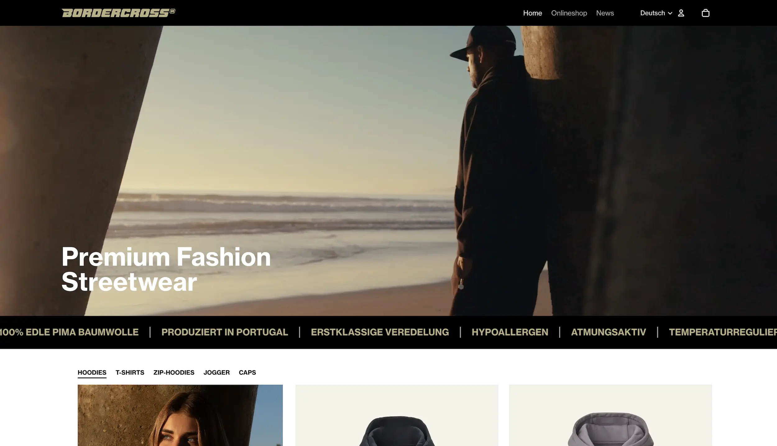 Bordercross, Premium Fashion Streetwear Onlineshop
