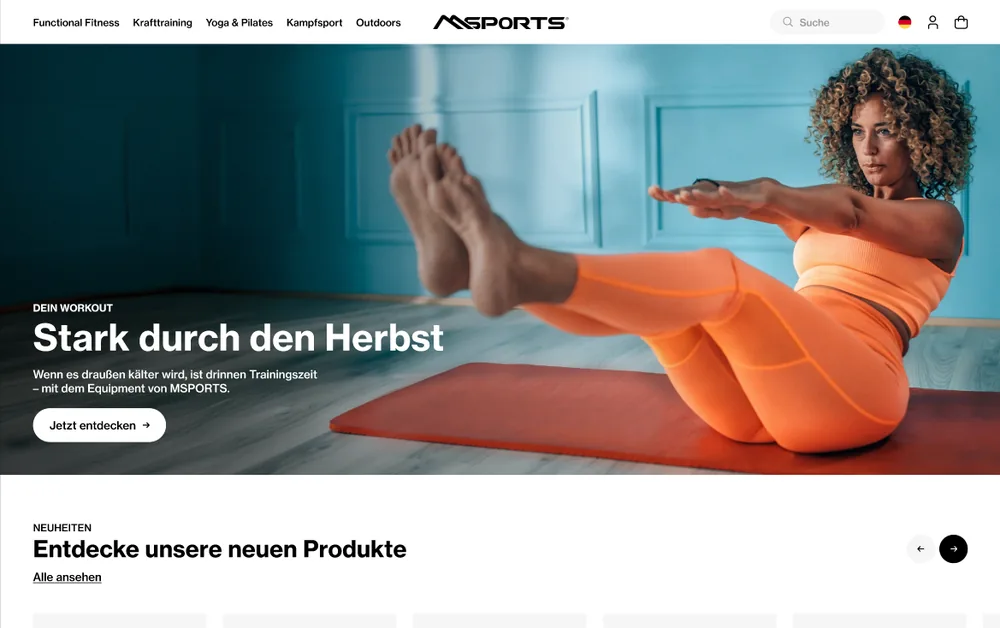 Onlineshop von MSports