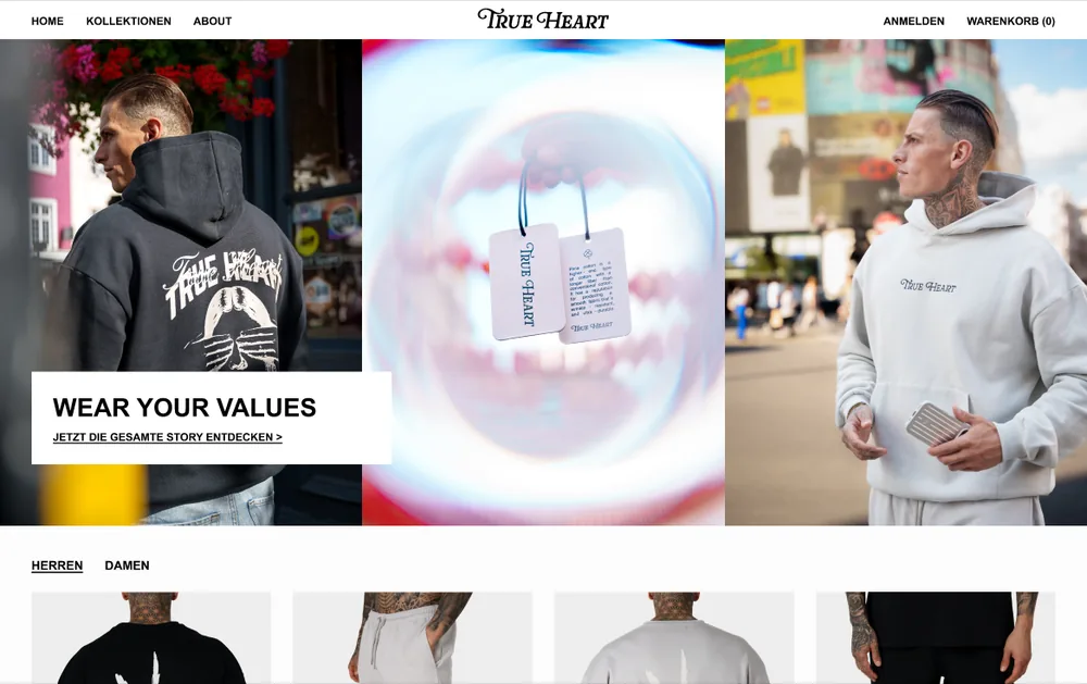 Onlineshop von Trueheart